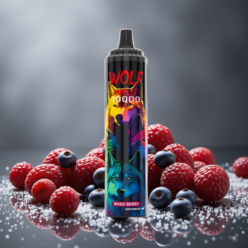 JNR Wolf Niplo 10000パフ ミックスベリー 650mAh 20ml
