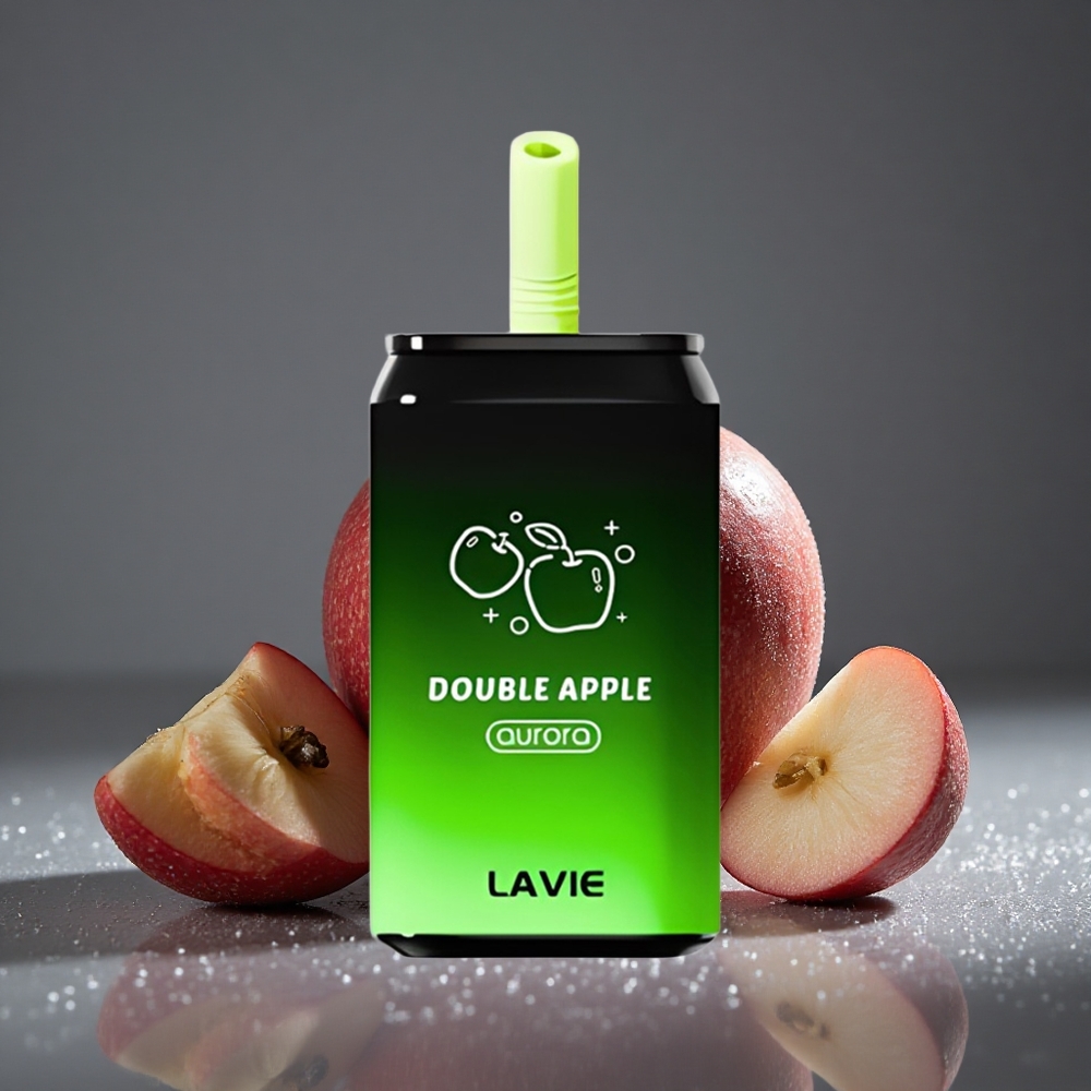 LAVIE Aurora 11000パフ ダブルアップル 650mAh 22ML