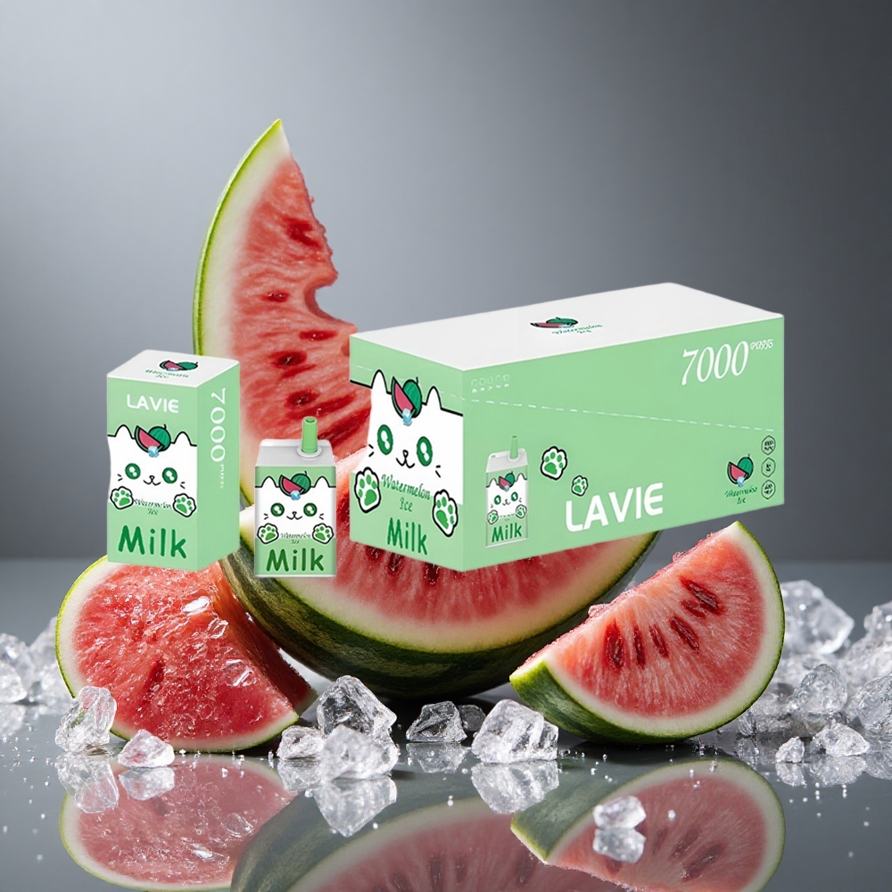 LAVIE Milk 7000パフ スイカアイス 16ML 600mAh