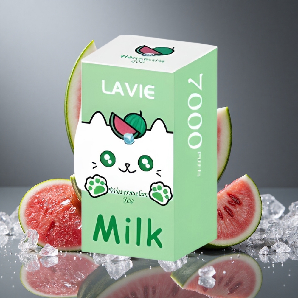 LAVIE Milk 7000パフ スイカアイス 16ML 600mAh