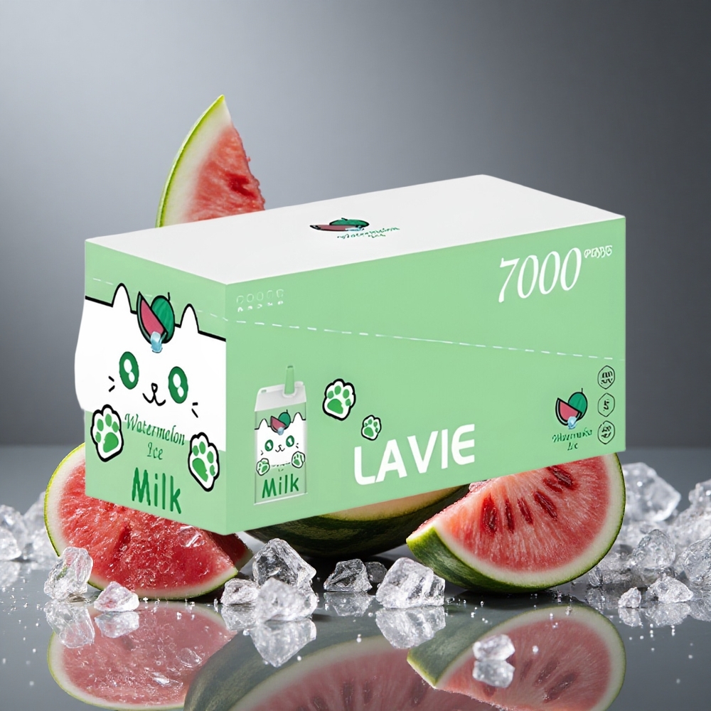 LAVIE Milk 7000パフ スイカアイス 16ML 600mAh