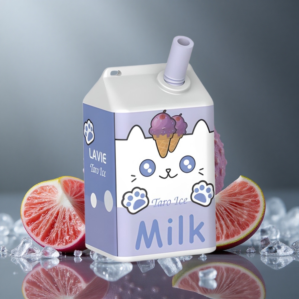 LAVIE Milk 7000パフ タロアイス 16ML 600mAh