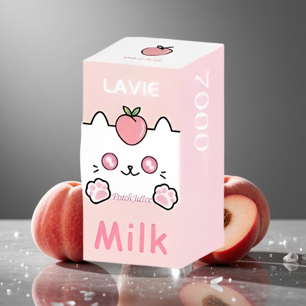 LAVIE Milk 7000パフ ピーチジュース 16ML 600mAh