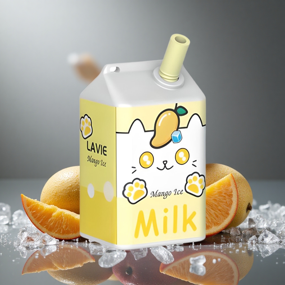 LAVIE Milk 7000パフ マンゴーアイス 16ML 600mAh