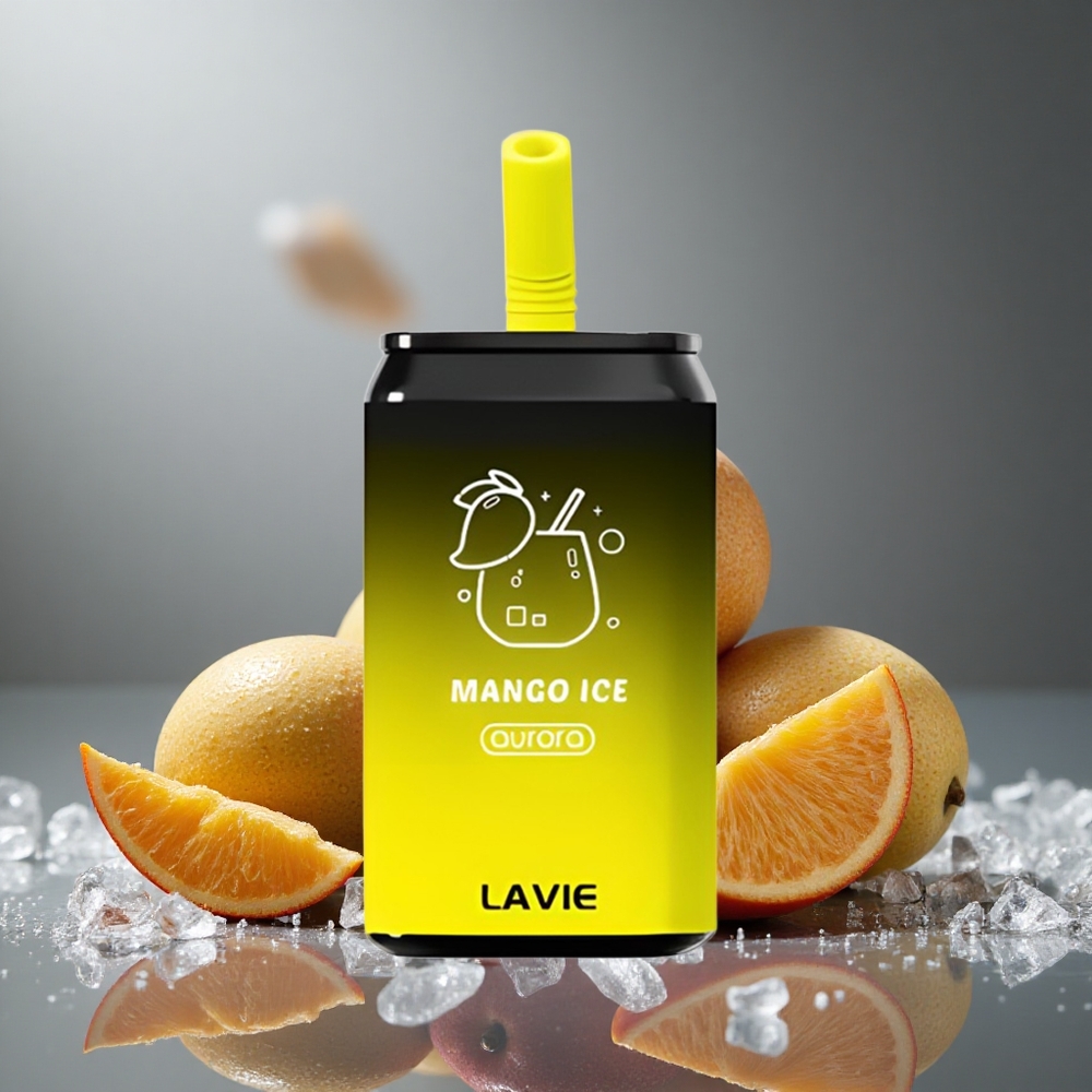 Lavie Aurora 11000パフ マンゴーアイス 650mAh 22ML