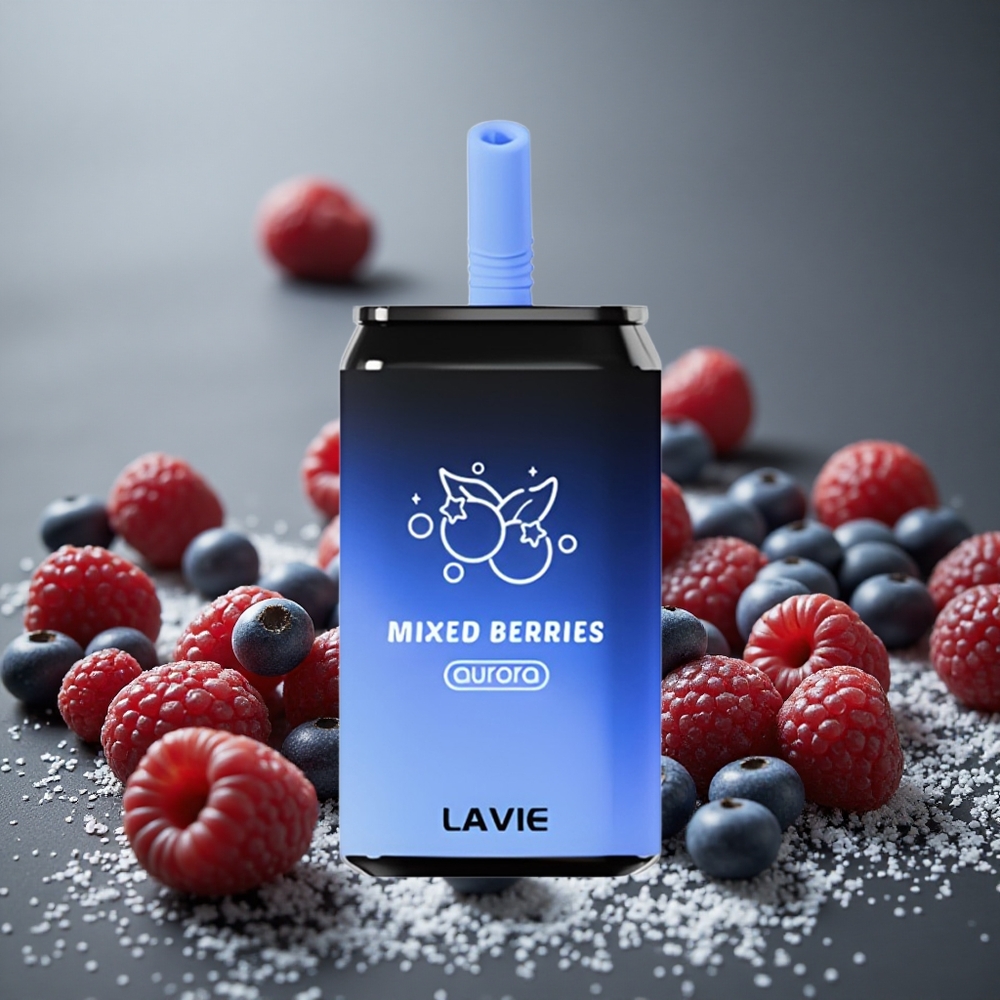 Lavie Aurora 11000パフ ミックスベリー 650mAh 22ML
