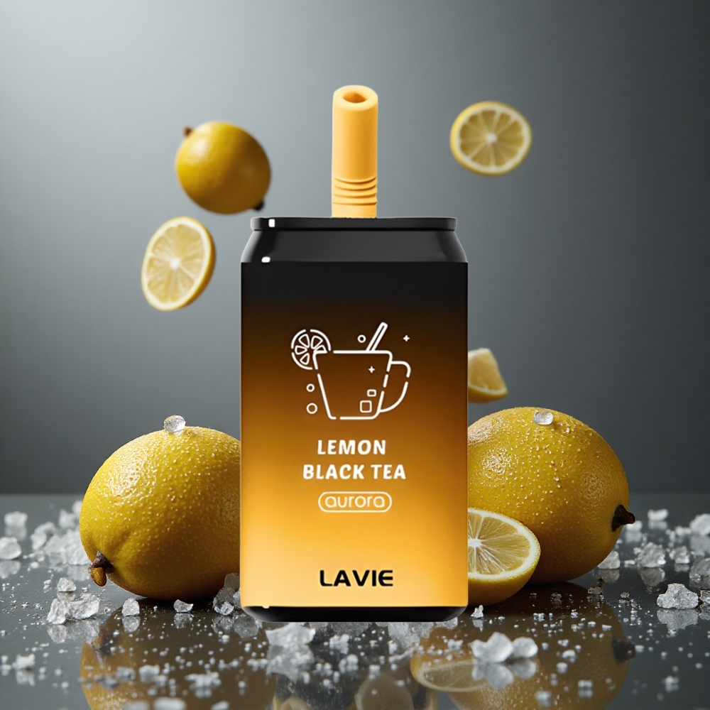 Lavie Aurora 11000パフ レモンブラックティー 650mAh 22ML