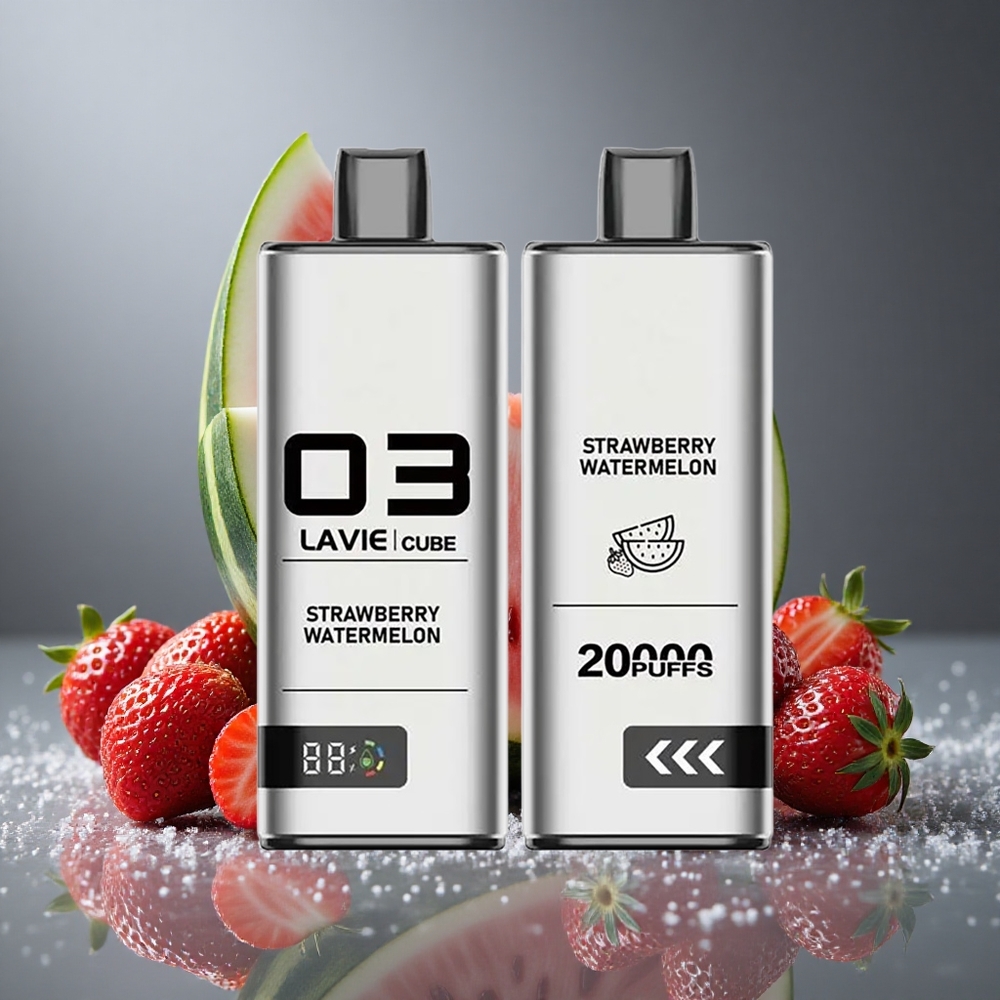Lavie Cube 20000パフ ストロベリーウォーターメロン 28ml 600mAh