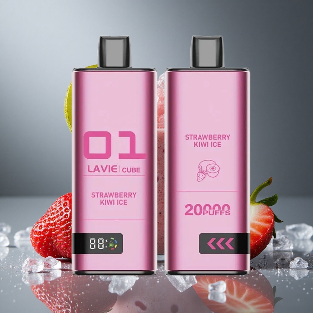 Lavie Cube 20000パフ ストロベリーキウアイス