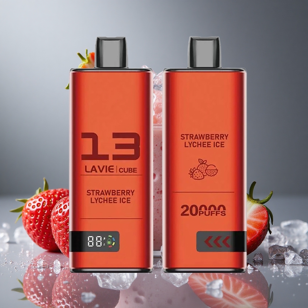 Lavie Cube 20000パフ ストロベリーライチアイス 28ml 2 5 ニコチン