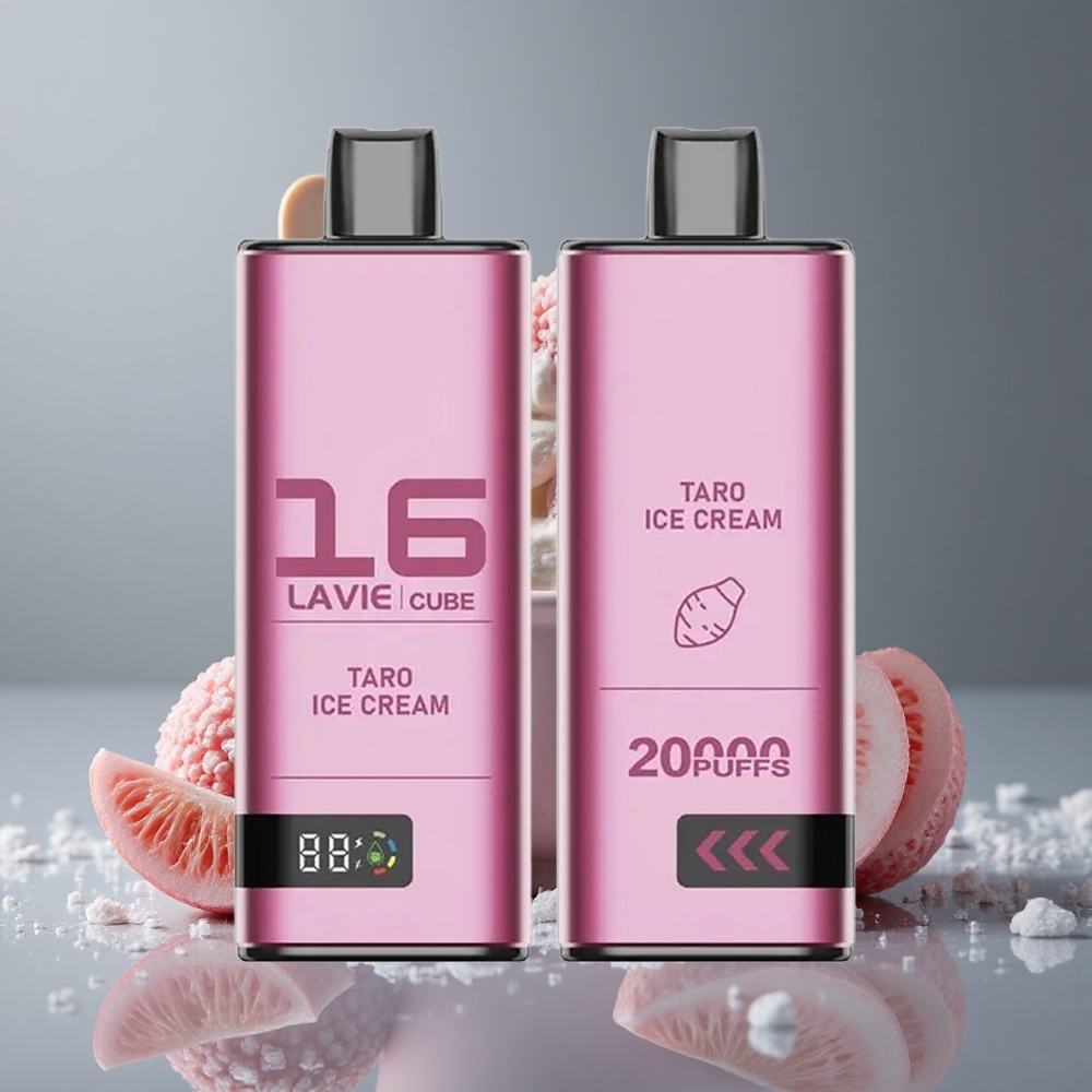 Lavie Cube 20000パフ タロアイスクリーム 28ml 600mAh