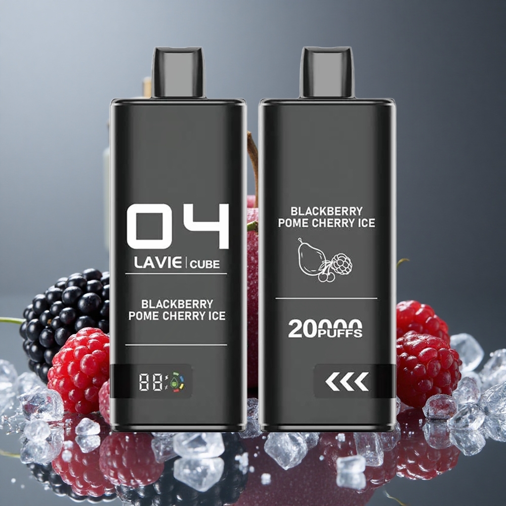 Lavie Cube 20000パフ ブラックベリー ザクロ チェリー アイス 28ml 600mAh