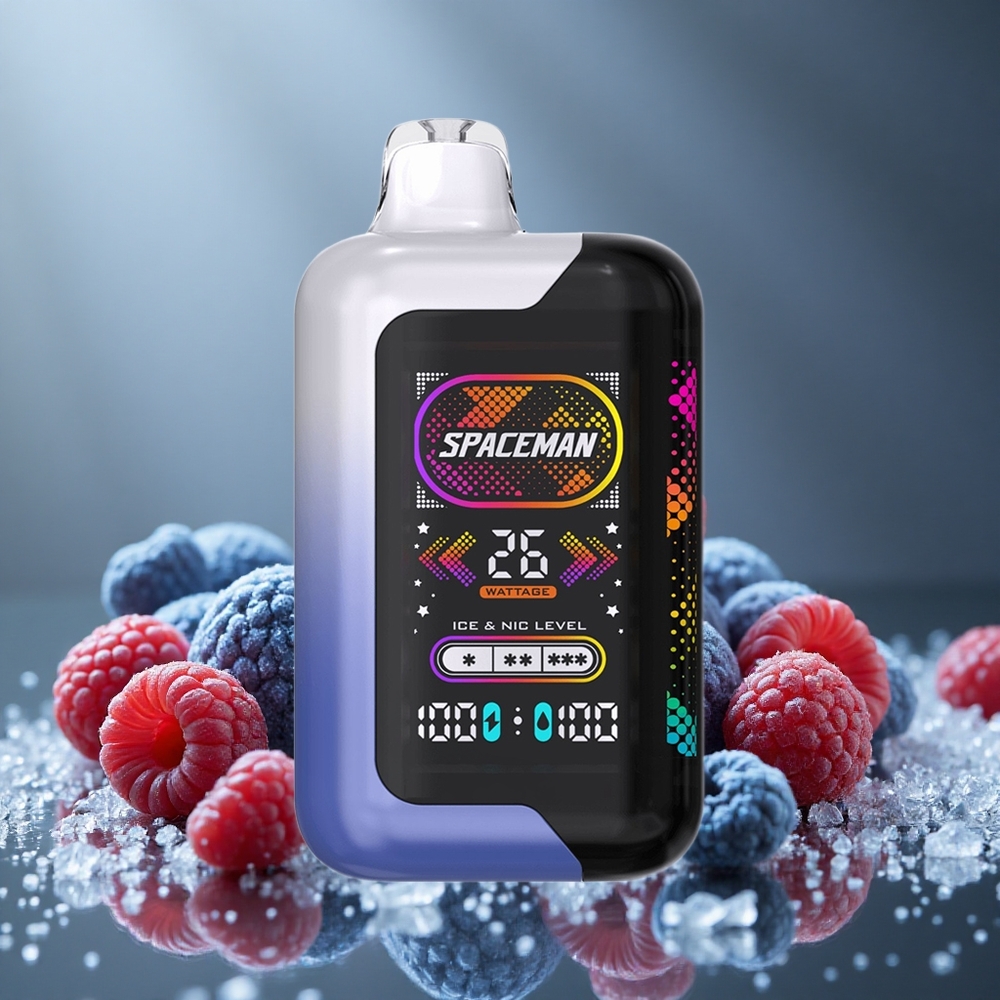 SMOK SPACEMAN SP40000 20ml ブルーレズアイス 228ウルトラ大型LED
