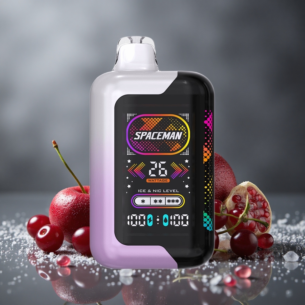 SMOK SPACEMAN SP40000 ディスポーザブルベイプ 40000パフ 20ml チェリーポメグラネート