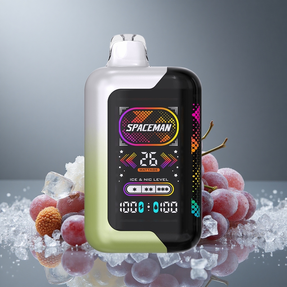 SMOK SPACEMAN SP40000 ディスポーザブルベイプ 40000パフ 20ml ホワイトグレープアイス