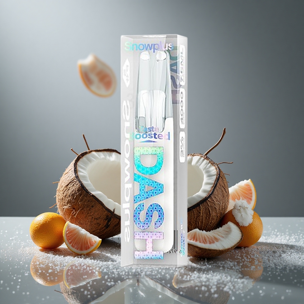 Snowplus Dash 4000パフ セラミックアトマイザー ココナッツウォーター