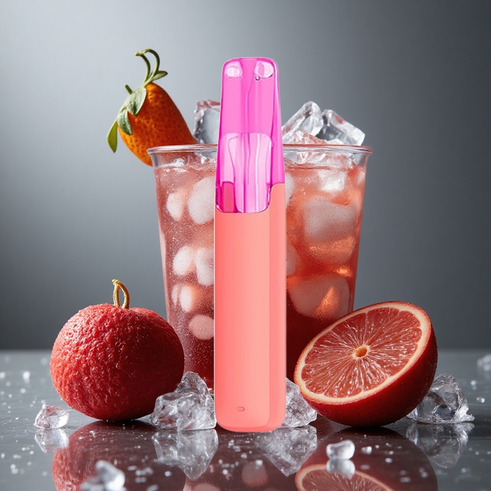 Snowplus Dash 4000パフ ハイビスカスアイスティー セラミックアトマイザー 75ml