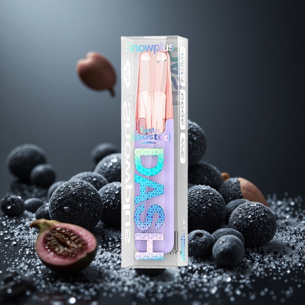 Snowplus Dash 4000パフ ブラックドラゴンアイス セラミックアトマイザー 75ml