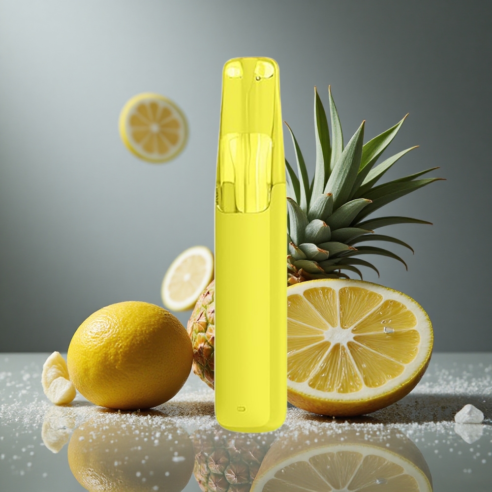 Snowplus Dash 4000パフ レモンパイナップル セラミックアトマイザー 75ml