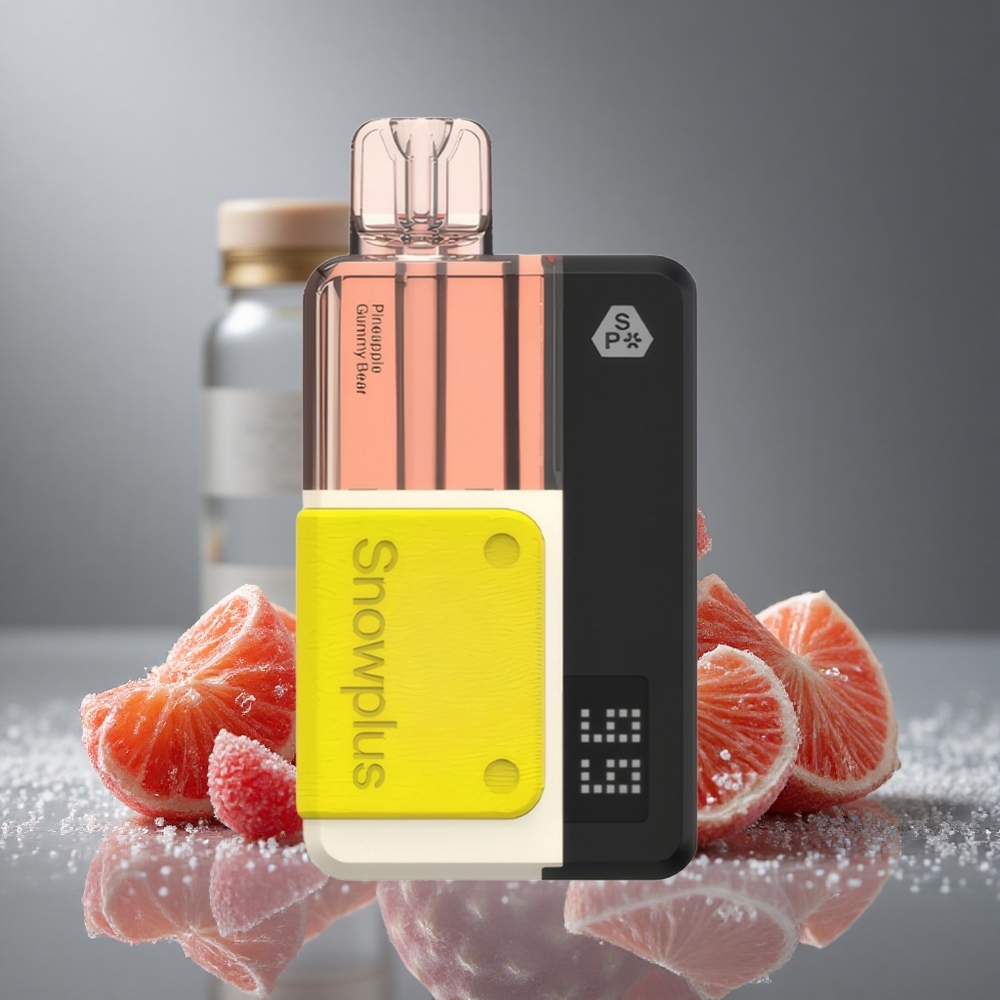 Snowplus Swift 15000パフ パイナップルグミベア デュアルメッシュ 1000mAh