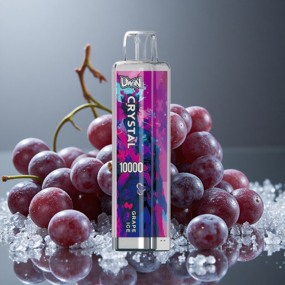 UWIN Crystal 10000 パフ 18ml グレープアイス