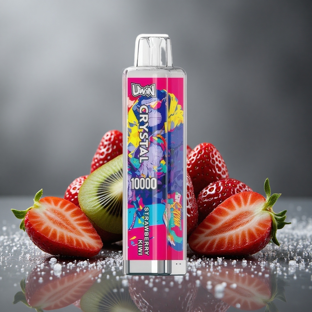 UWIN Crystal 10000パフ ストロベリーキウイ 18ml 650mAh