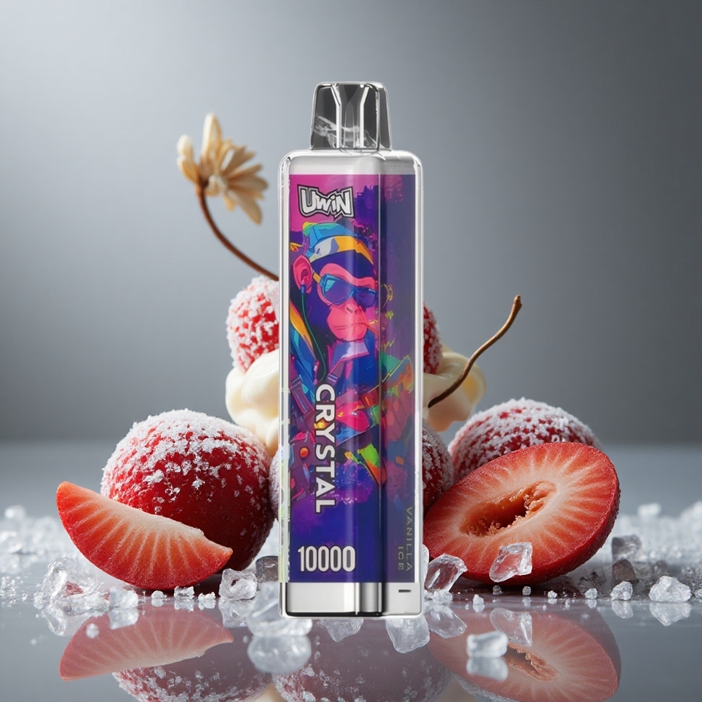 UWIN Crystal 10000パフ バニラアイス 18ml 650mAh