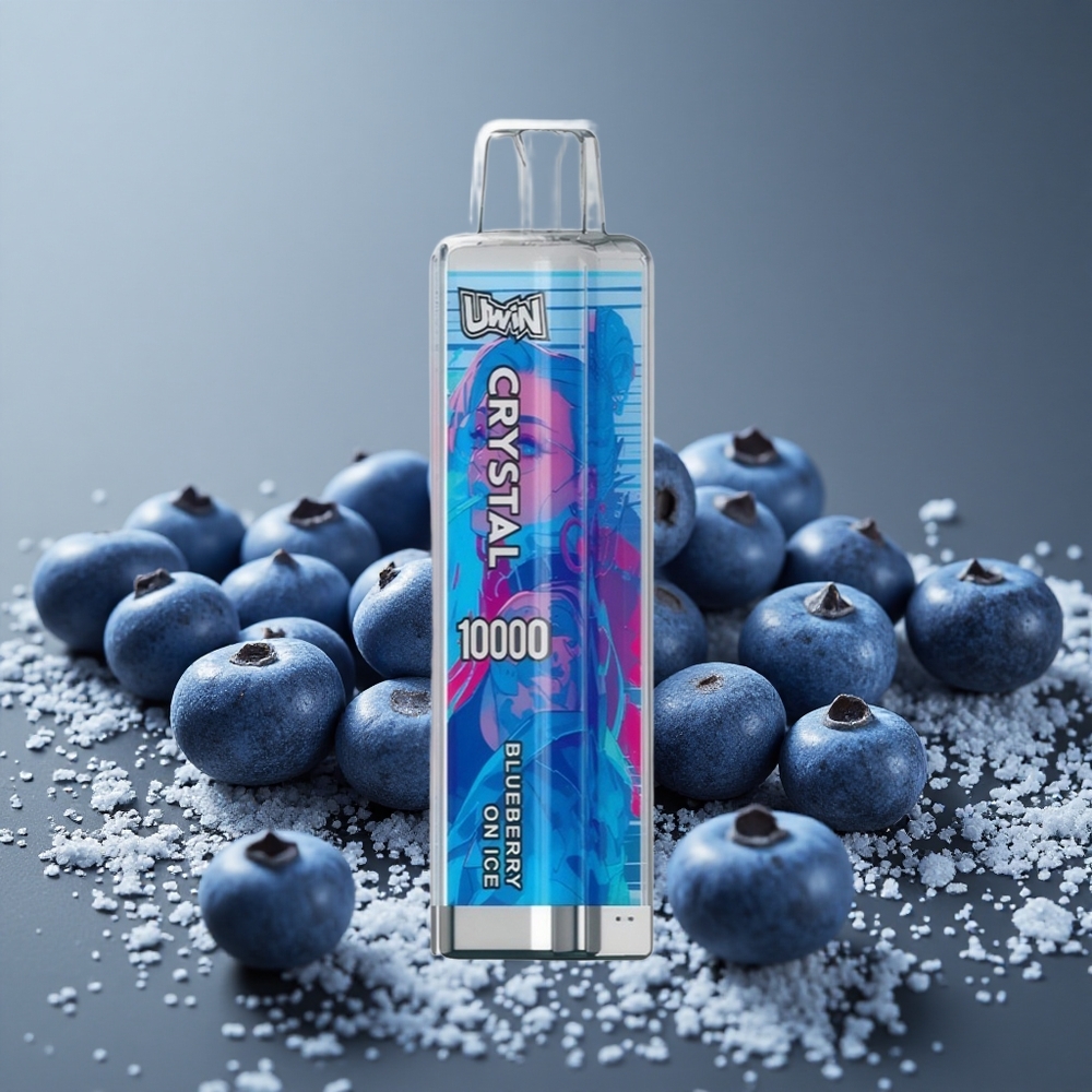 UWIN Crystal 10000パフ ブルーベリーオンアイス 18ml 650mAh