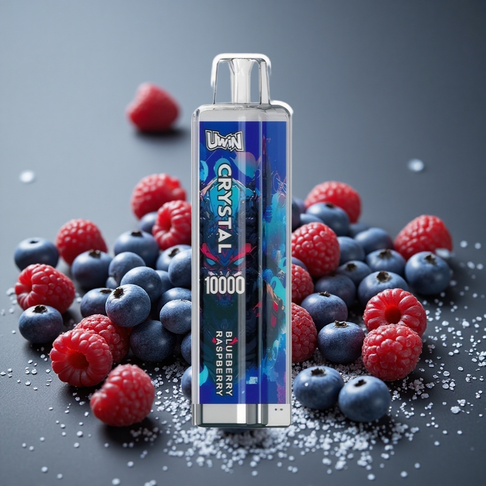 UWIN Crystal 10000パフ ブルーベリーラズベリー 18ml 650mAh
