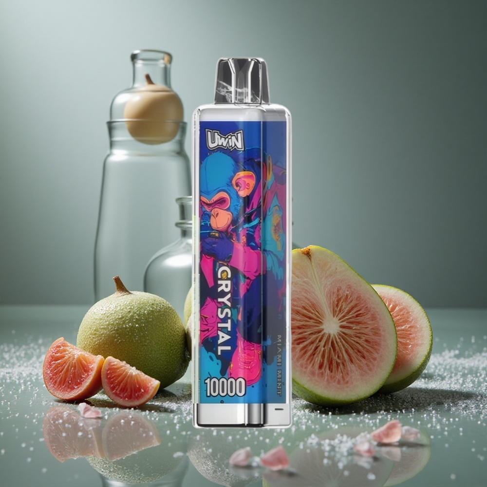 UWIN Crystal 10000パフ マイアミミント 18ml 650mAh