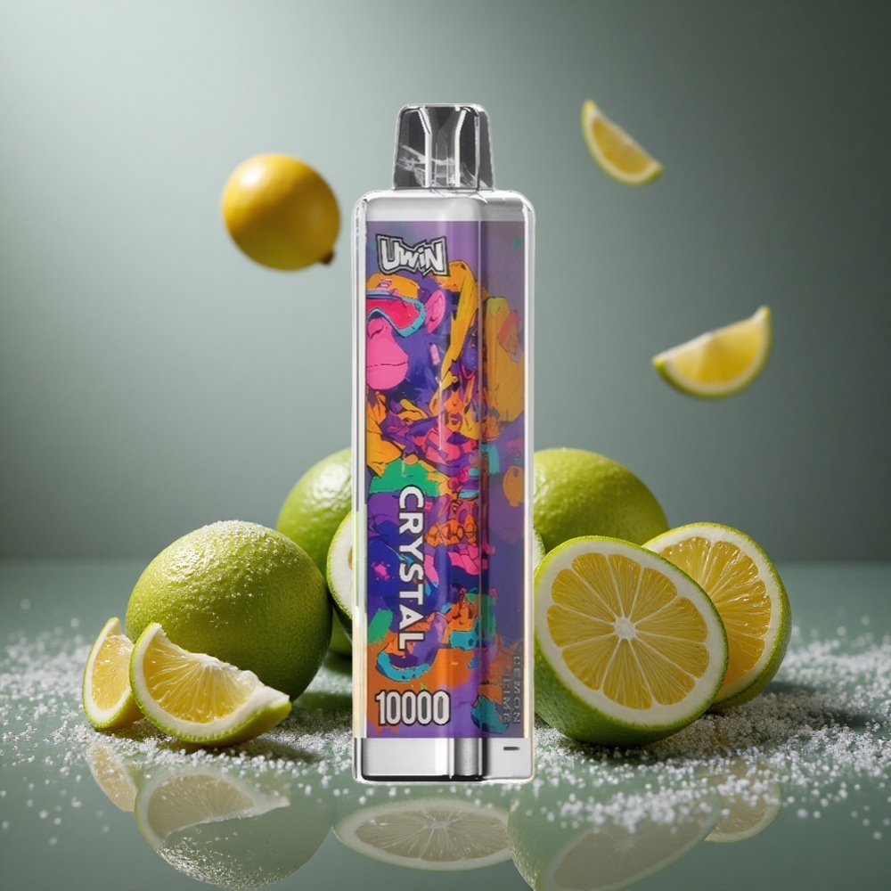 UWIN Crystal 10000パフ レモンライム 18ml 650mAh