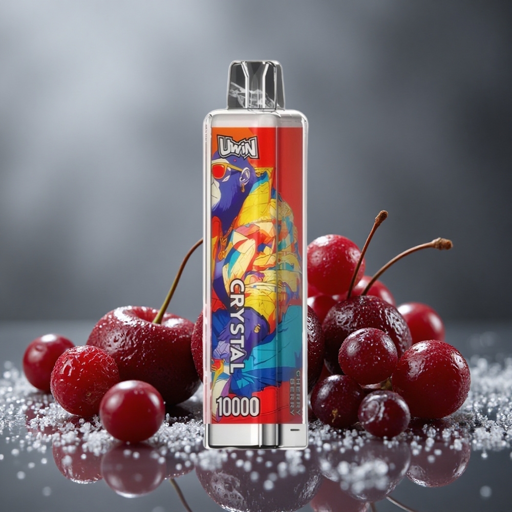 UWIN Crystal 10000パフ吸引 チェリーベリー 18ml 650mAh