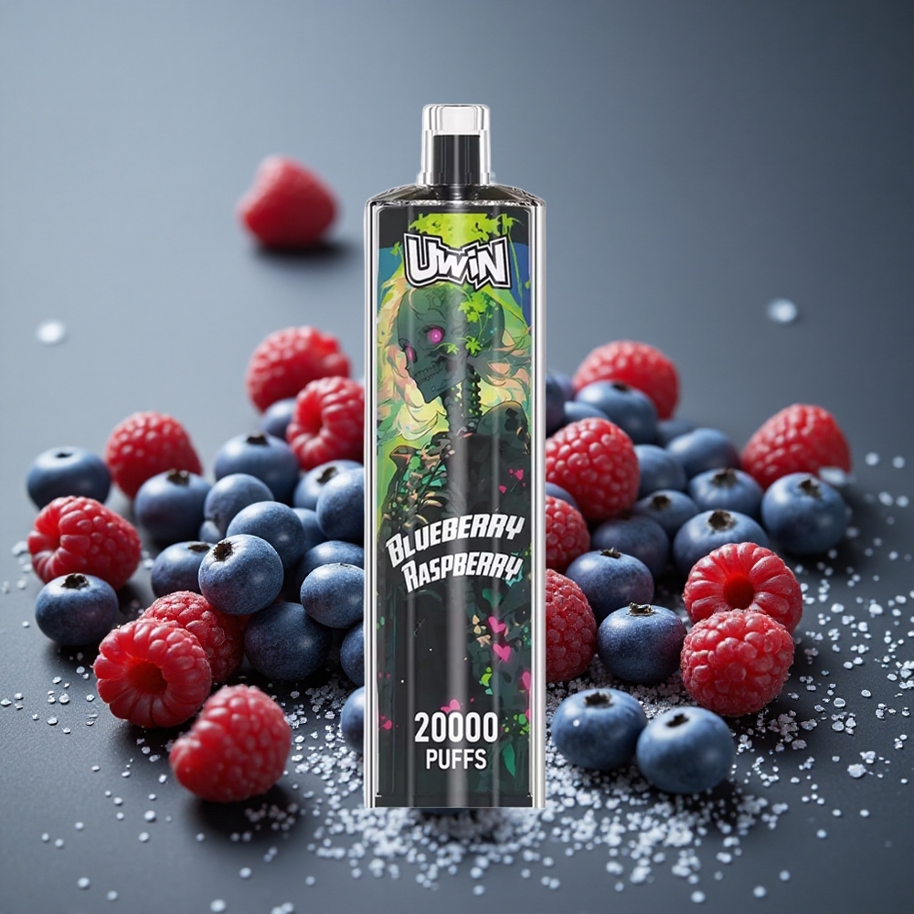 Uwin Shisha Hookah Crystal 20000パフ ブルーベリーラズベリー 22ml メッシュコイル