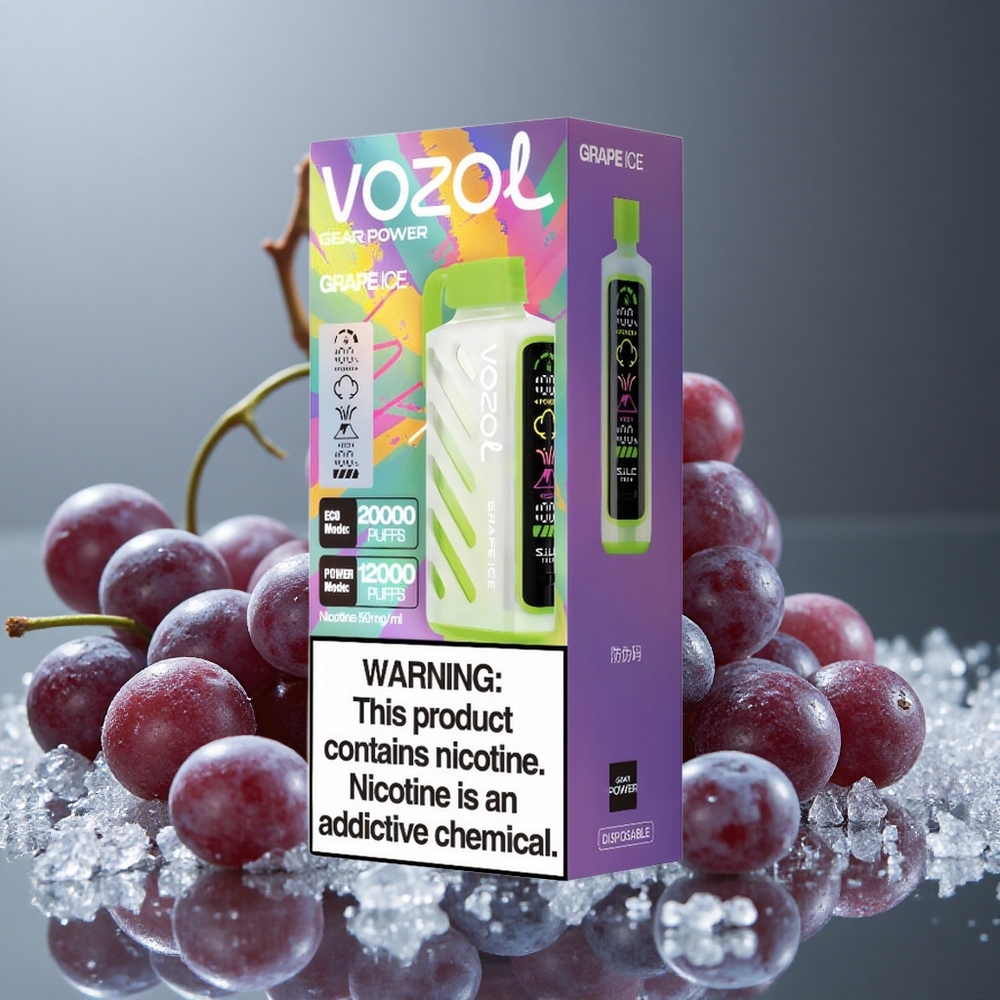 VOZOL Gear Power 20000 パフ グレープアイス 20mL