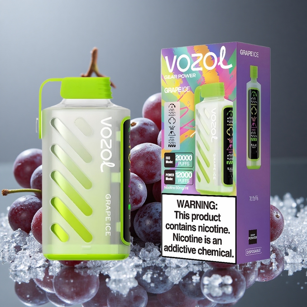 VOZOL Gear Power 20000 パフ グレープアイス 20mL