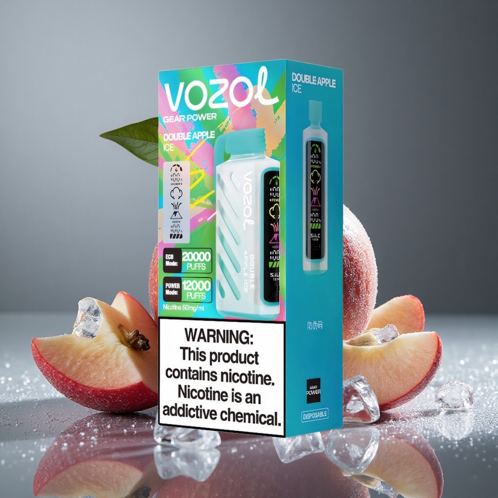 VOZOL Gear Power 20000 パフ デュアルメッシュコイル ダブルアップルアイス