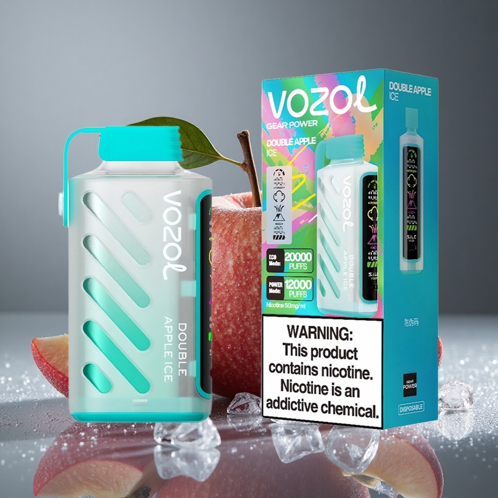 VOZOL Gear Power 20000 パフ デュアルメッシュコイル ダブルアップルアイス