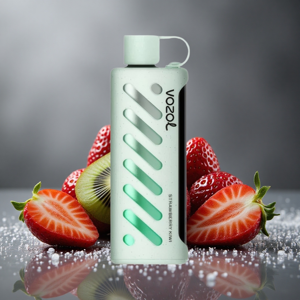 VOZOL Gear Shisha 25000 ストロベリーキウイ デュアルメッシュ 1000mAh