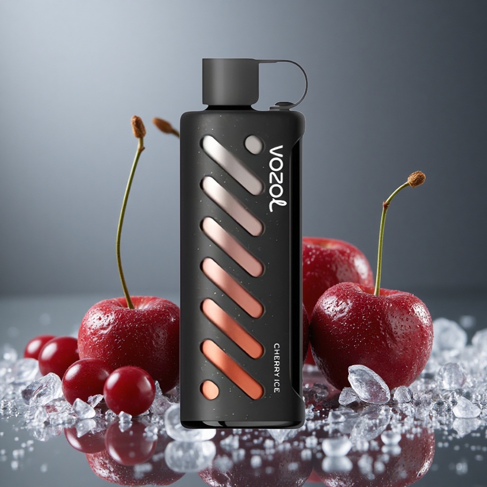 VOZOL Gear Shisha 25000 パフ チェリーアイス デュアルメッシュ 5mg ニコチン