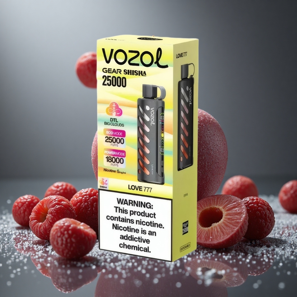 VOZOL Gear Shisha 25000パフ 30種類のおいしいフレーバー SiLCテック搭載