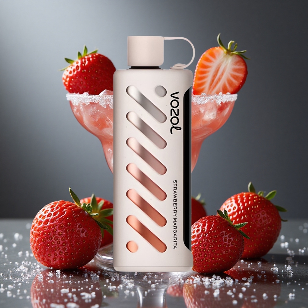 VOZOL Gear Shisha 25000パフ ストロベリーマルガリータ スマートチップ＆デュアルメッシュ