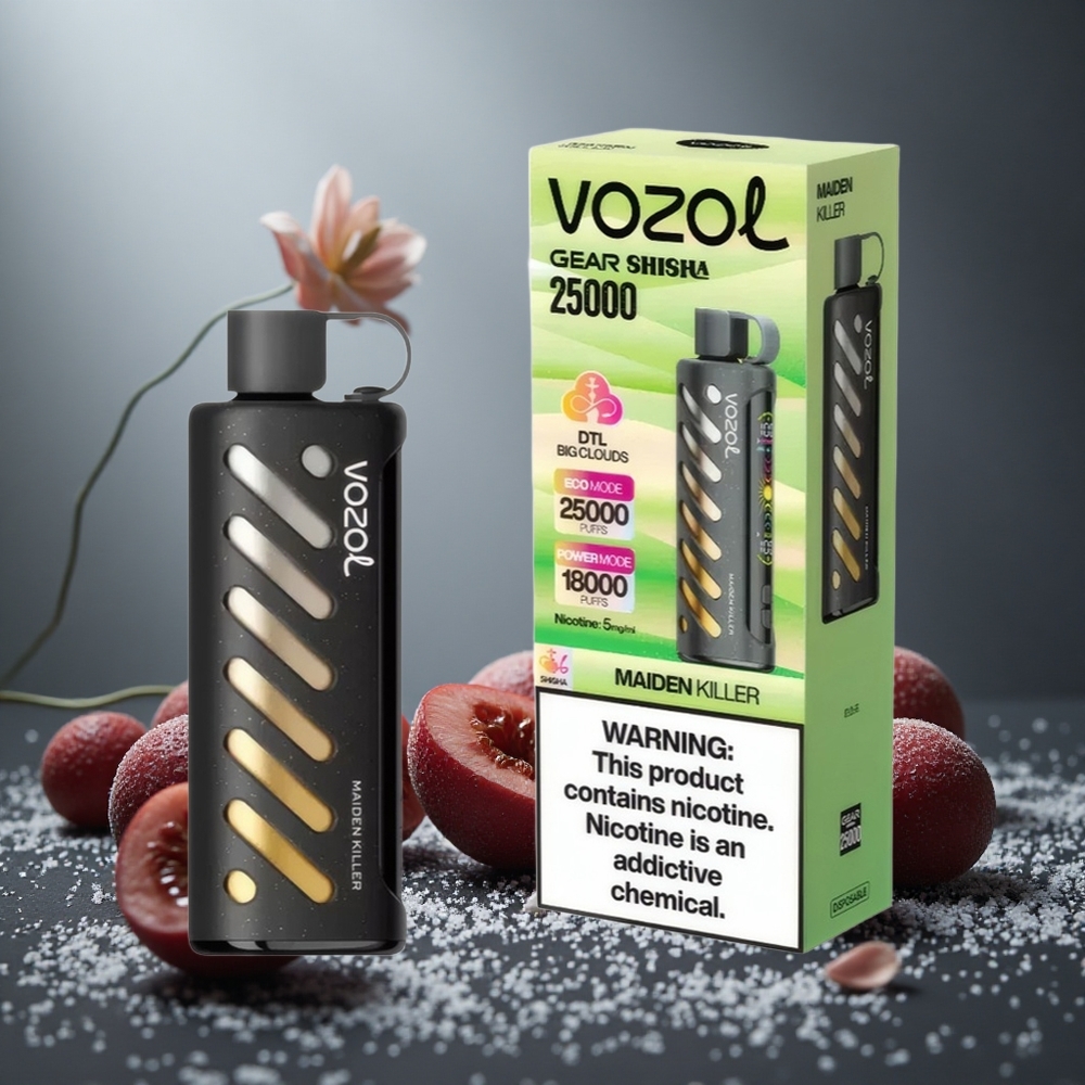 VOZOL Gear Shisha 25000パフ デュアルメッシュ 5mg ニコチン 30フレーバー