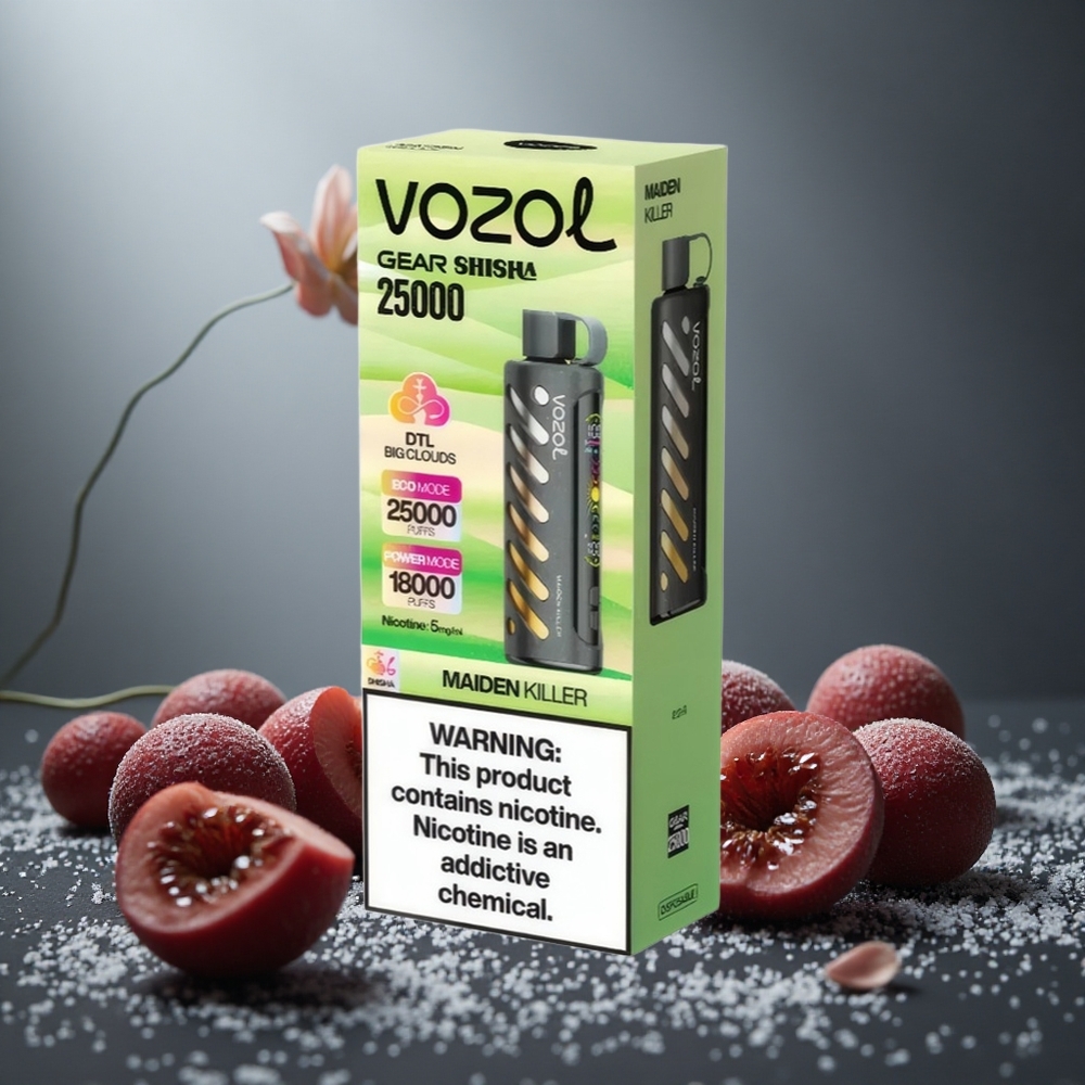 VOZOL Gear Shisha 25000パフ デュアルメッシュ 5mg ニコチン 30フレーバー