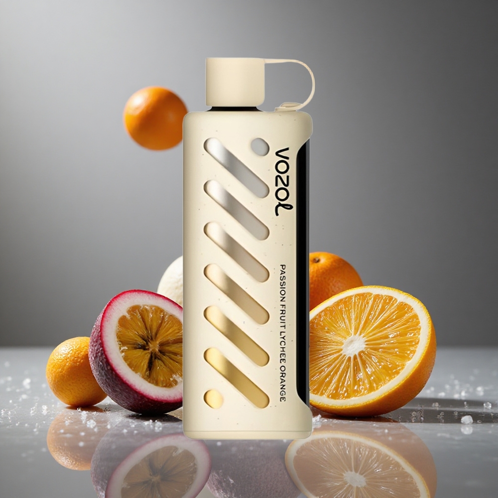 VOZOL Gear Shisha 25000パフ デュアルメッシュ パッションフルーツライチオレンジ
