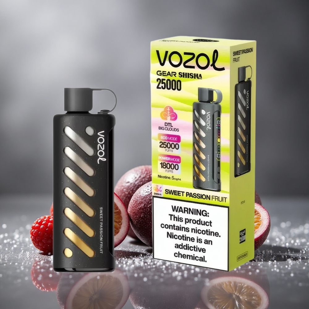 VOZOL Gear Shisha 25000パフ デュアルメッシュモード スイートパッションフルーツ