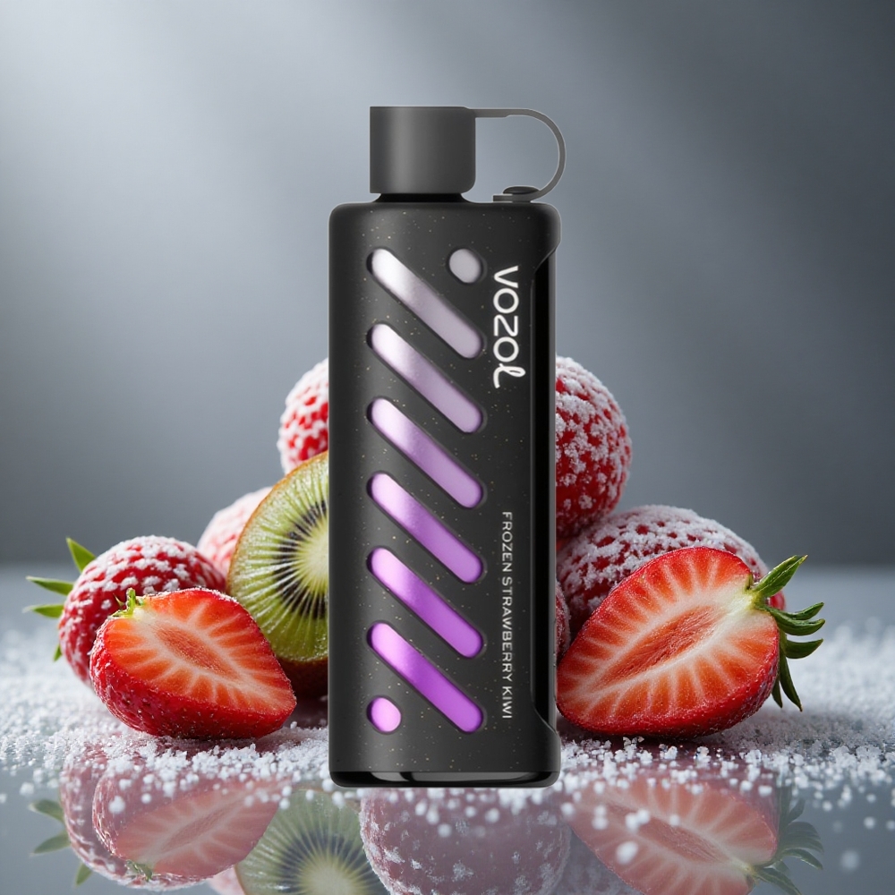 VOZOL Gear Shisha 25000パフ フローズンストロベリーキウイ デュアルメッシュモード 1000mAh