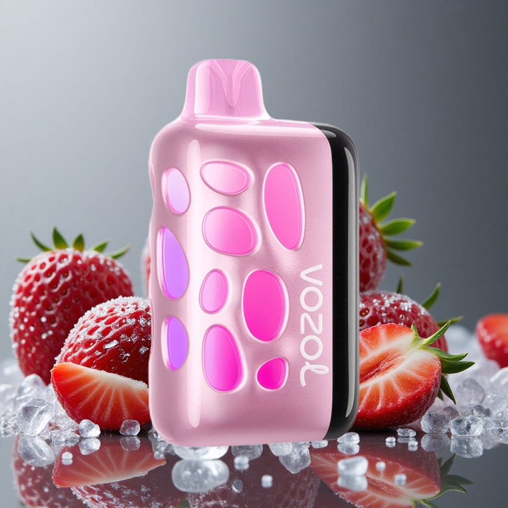 VOZOL RAVE 40000 ストロベリーアイス ビートシンクパーティーモード 270度ビビッドグローデザイン