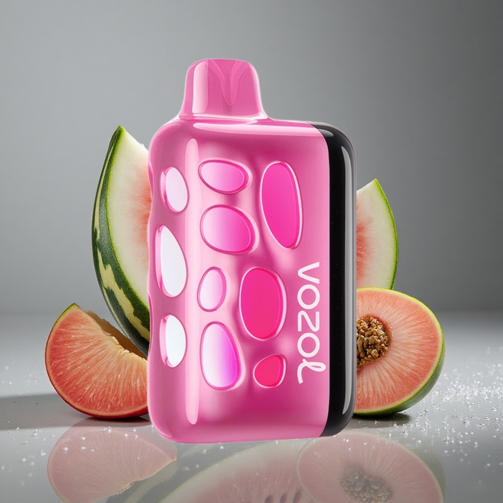 VOZOL RAVE 40000 ストローメロンピーチ 20分充電80％ 270度発光デザイン