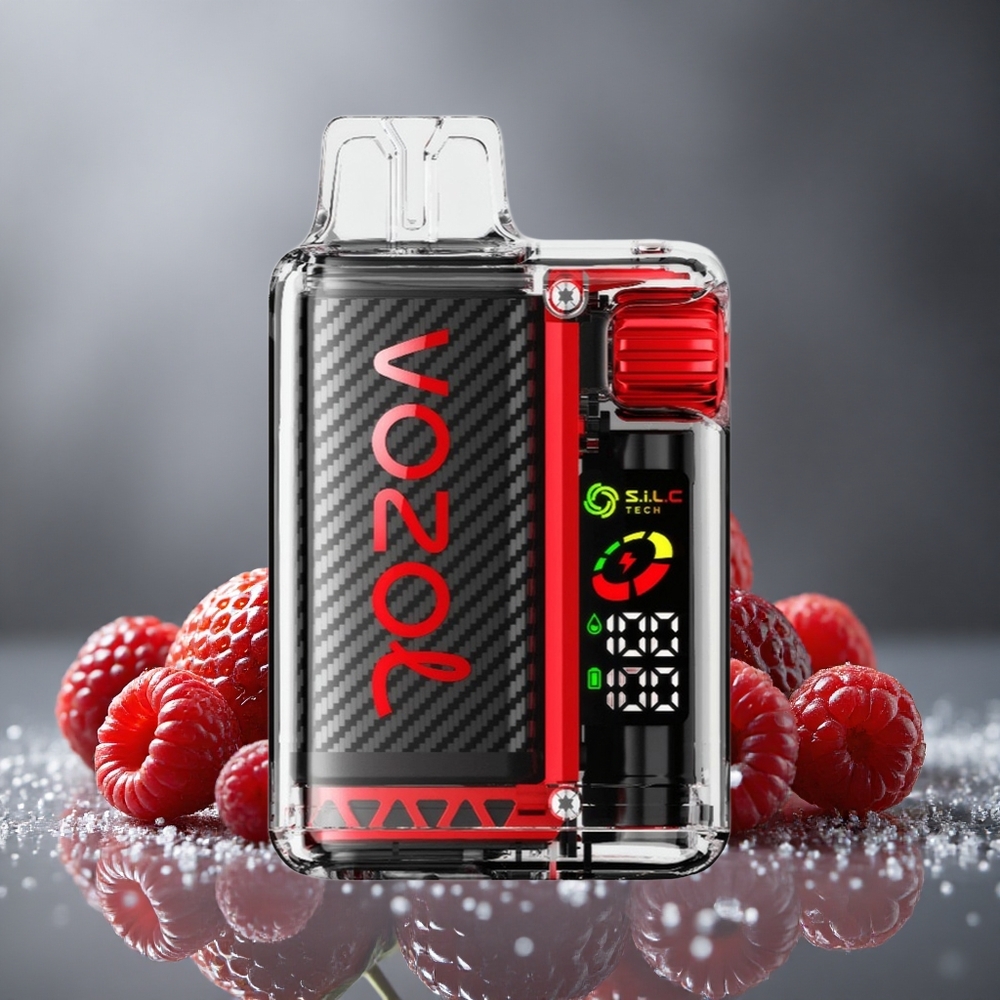 VOZOL Vista 20000 パフ 充電式バッテリー650mAh ストロベリーラズベリーチェリー