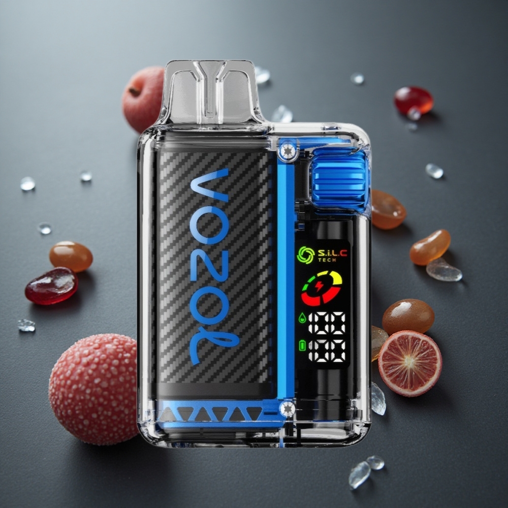 VOZOL Vista 20000 パフス 650mAh バッテリー 2 ニコチン SiLC テック デュアル メッシュ コイル